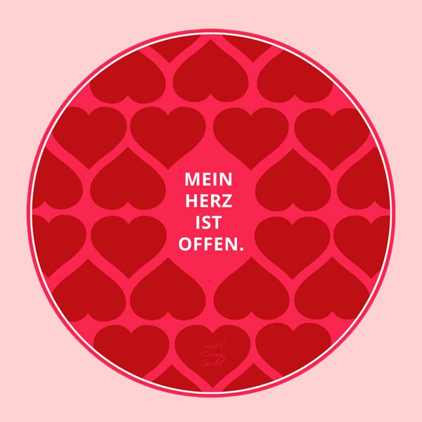 Mein Herz ist offen